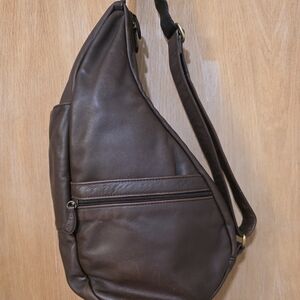 Ameribag Brown Leather Sling Bag